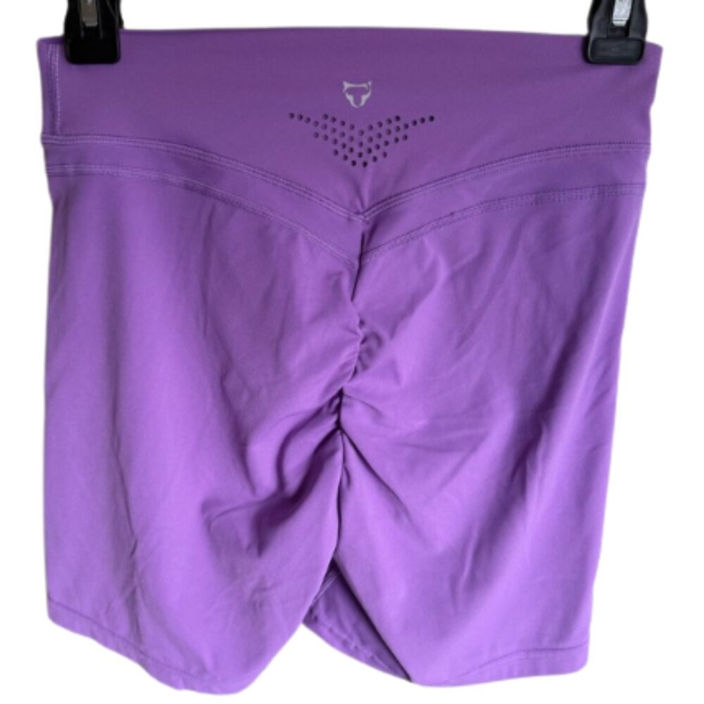 TomTiger Yoga Shorts for Women Tummy Control High Waist Biker Shorts Sz M